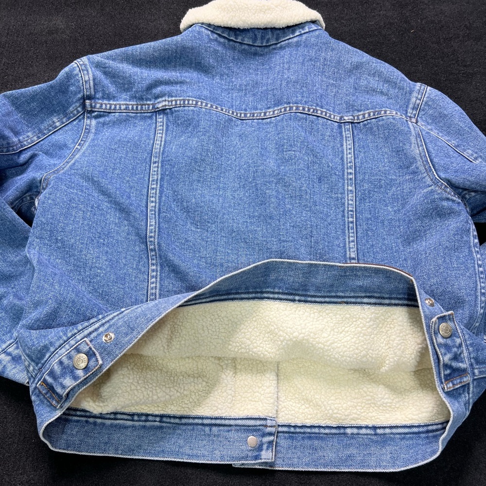 Lauren Jeans Co. Ralph Lauren Mens Fleece Sherpa Denim Jacket - Picture 4 of 15